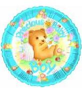 9" Airfill Only (Sticks Sold Separately) Precious Baby Boy Bear Balloon - Image 2
