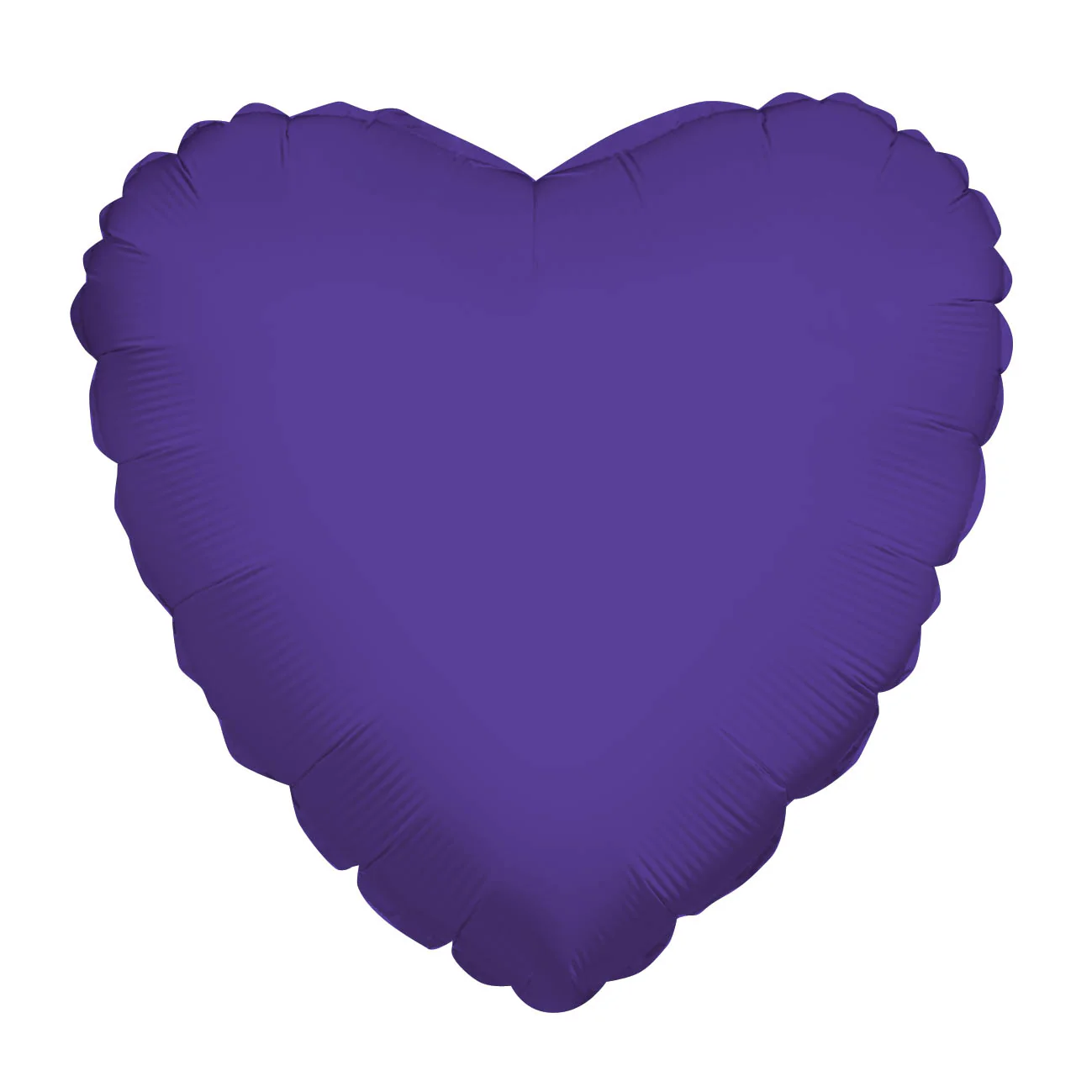 9" Airfill Only (Sticks Sold Separately) Purple Heart Balloon