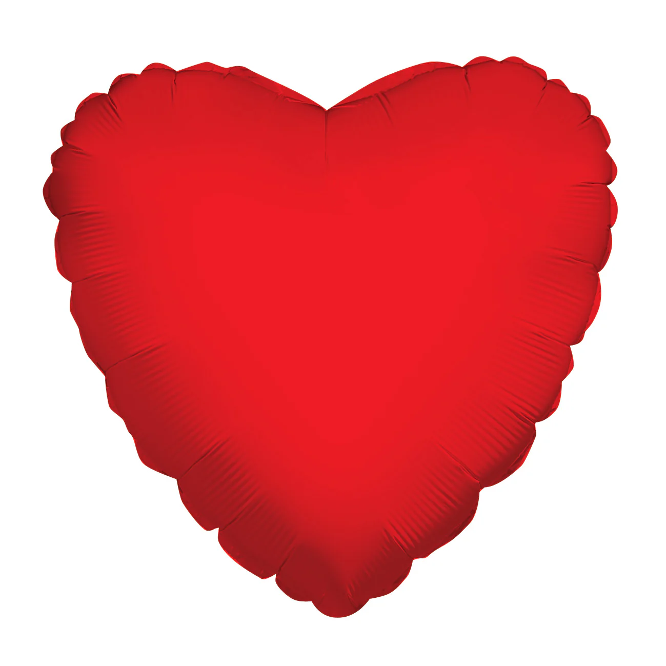 9" Airfill Only (Sticks Sold Separately) Red Heart Clear View Balloon
