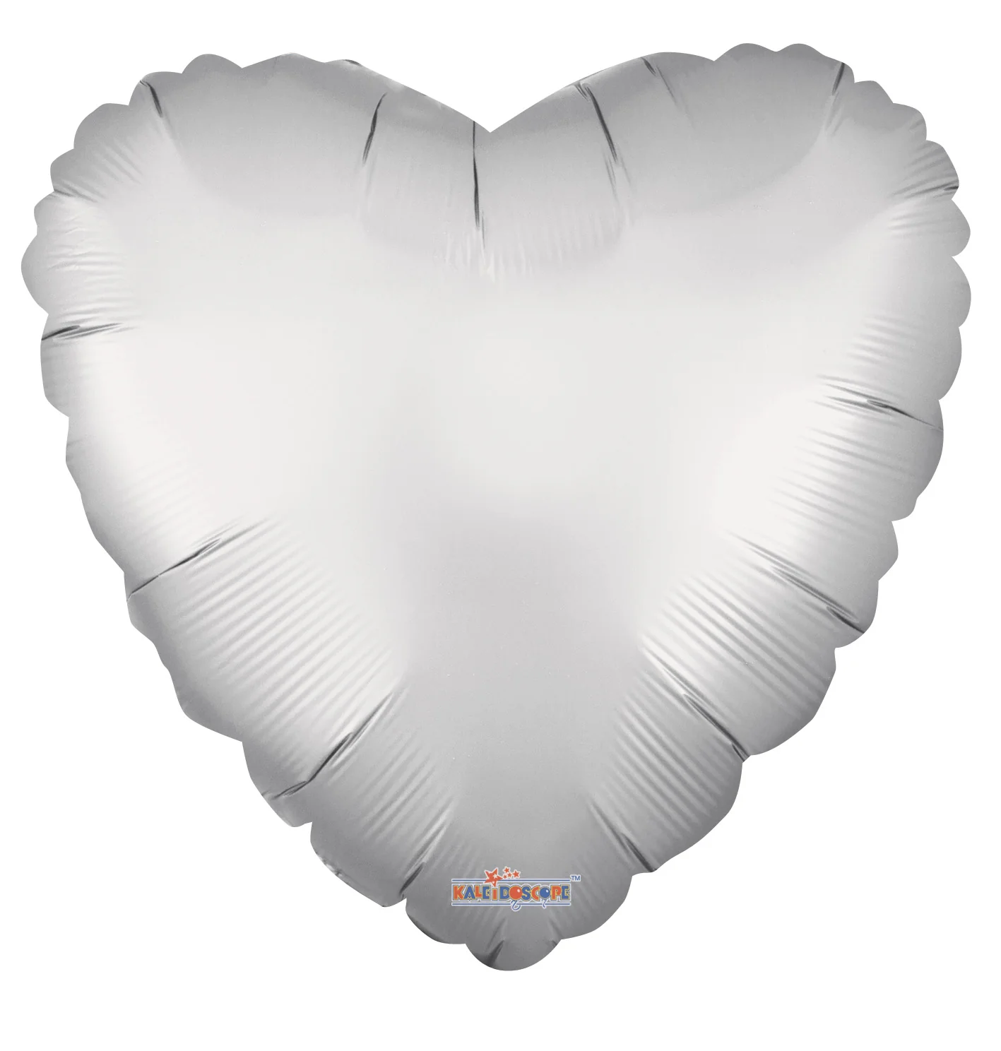 9" Airfill Only (Sticks Sold Separately) Solid Color Matte Silver Foil Balloon