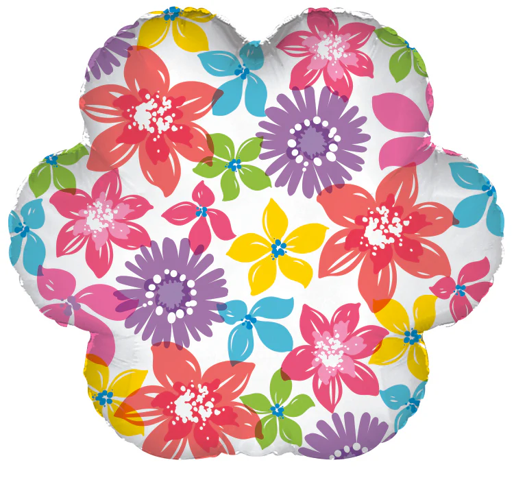 9" Airfill Only (Sticks Sold Separately) Spring Flowers Daisy Balloon
