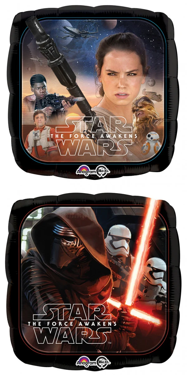 9" Airfill Only Star Wars The Force Awakens Balloon (Sticks Sold Separately)