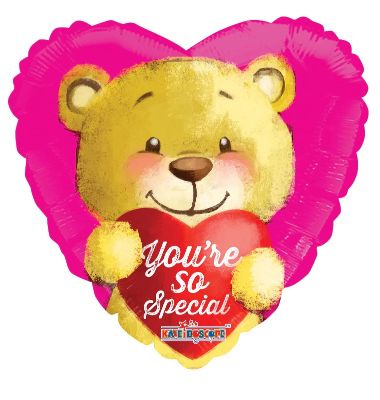 9" Airfill Only (Sticks Sold Separately) You're So Special Bear Balloon