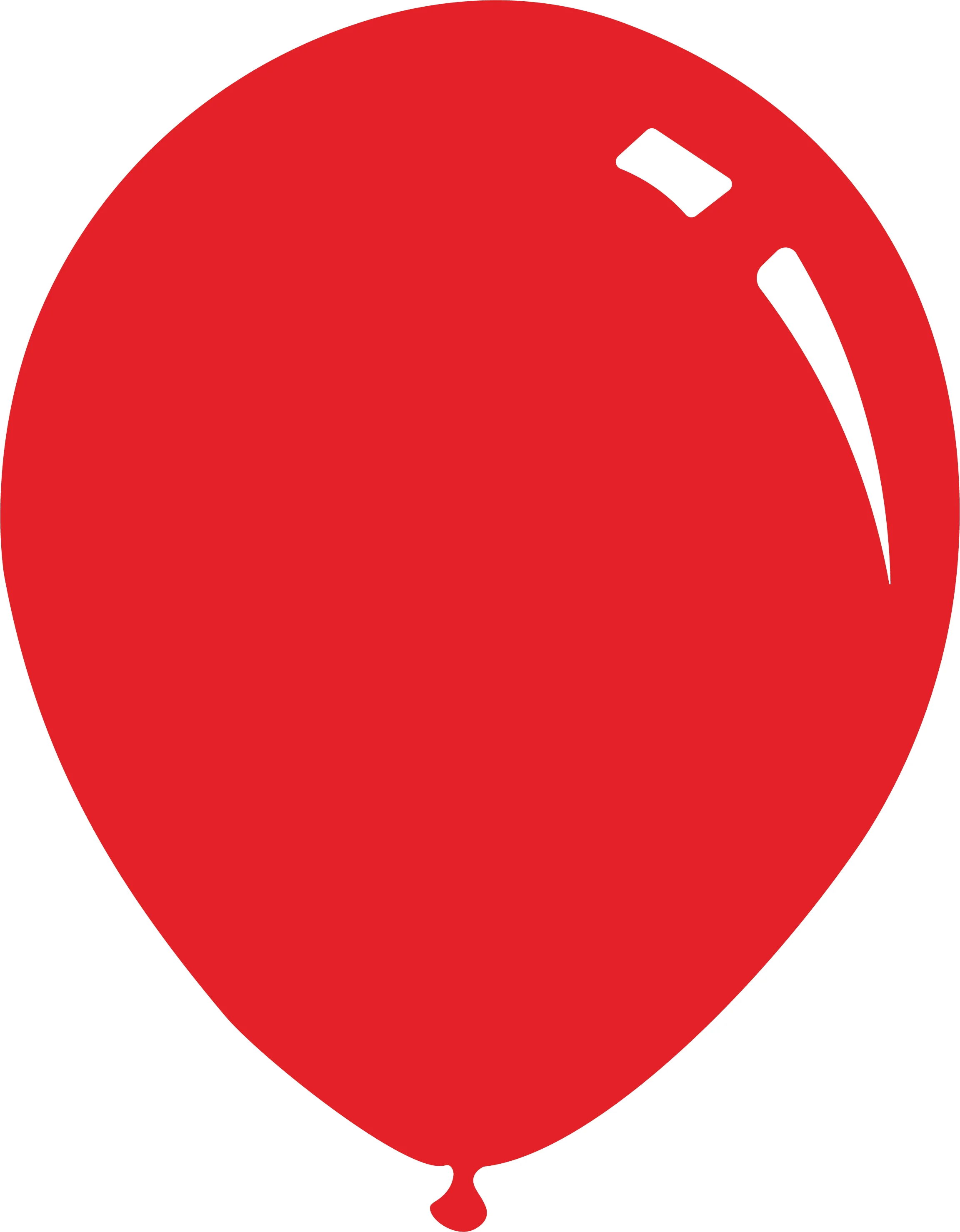 9" Crystal Chili Red Decomex Latex Balloons (100 Per Bag)