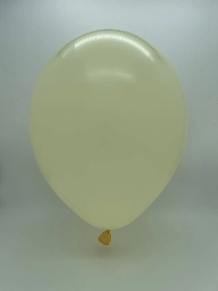 9" Deco Ivory Decomex Latex Balloons (100 Per Bag) - Image 2