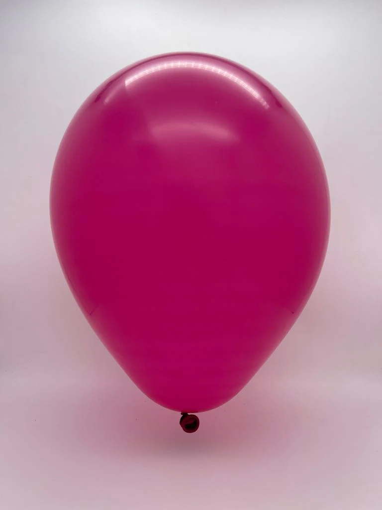 9" Deco Magenta Decomex Latex Balloons (100 Per Bag) - Image 2