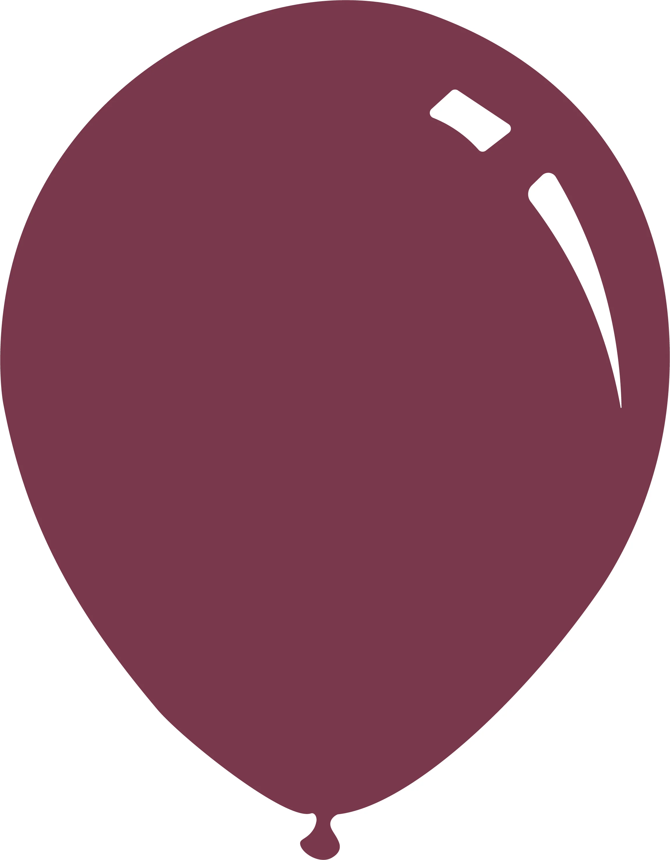 9" Deco Wild Berry Decomex Latex Balloons (100 Per Bag)