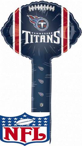 Air Filled NFL Football Hammer Balloon Tennessee Titans