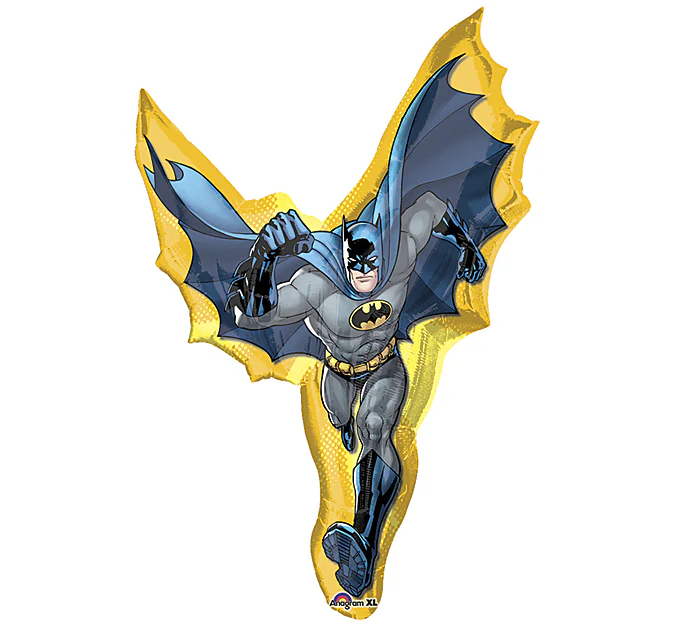 (Airfill Only) Batman Balloon Action Shape (Sticks Sold Separately)