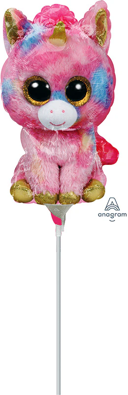 Airfill Only Beanie Boos Fantasia Unicorn Foil Balloon (Sticks Sold Separately)