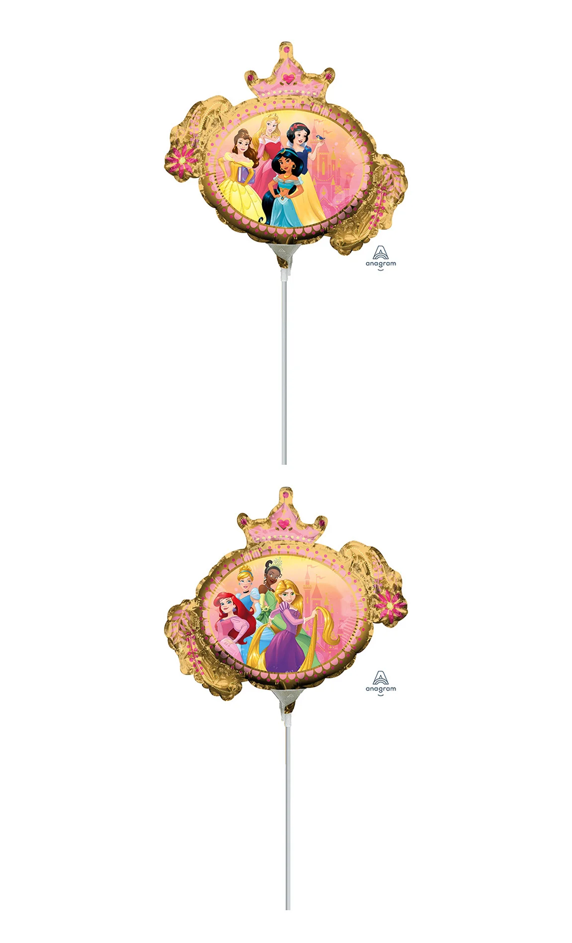 Airfill Only Mini Princess Once Upon A Time Foil Balloon (Sticks Sold Separately)