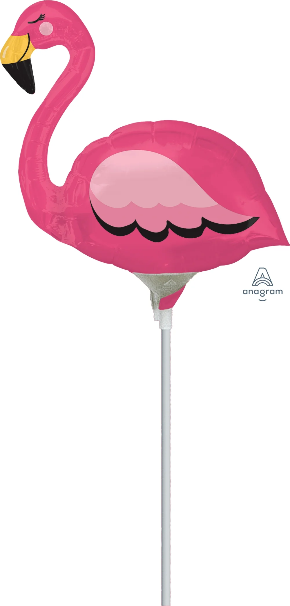Airfill Only (Sticks Sold Separately) Mini Shape Flamingo Foil Balloon