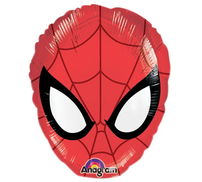 Airfill Only (Sticks Sold Separately) MiniShape Spider-Man Head Balloon