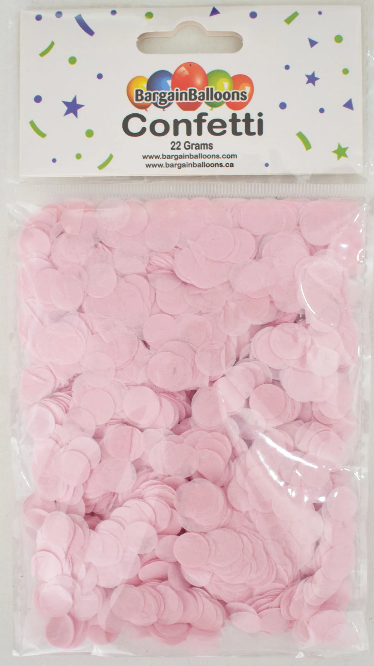 Balloon Confetti Dots 22 Grams Tissue Rose 1CM-Round