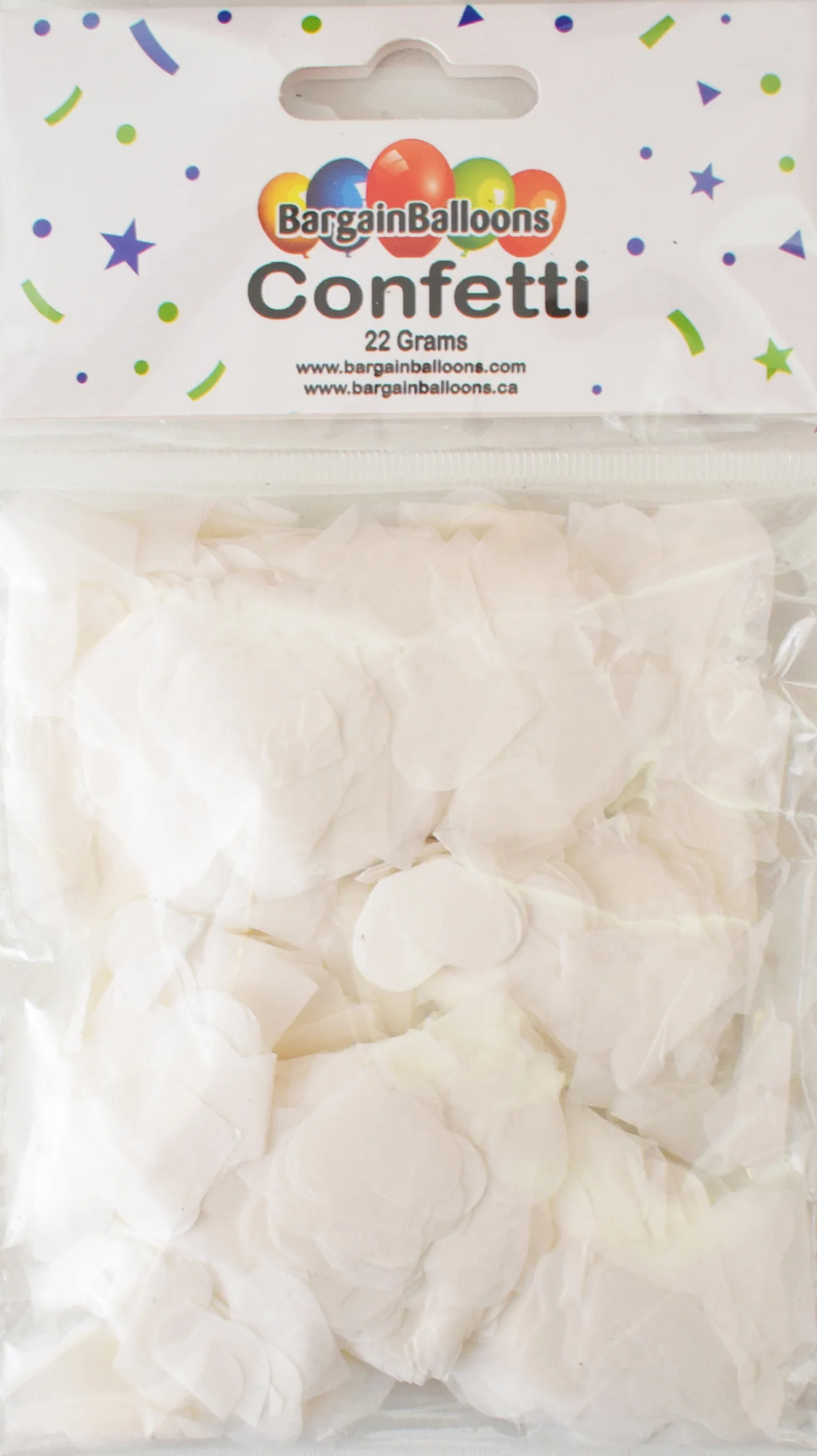 Balloon Confetti Dots 22 Grams Tissue White 2CM-Heart