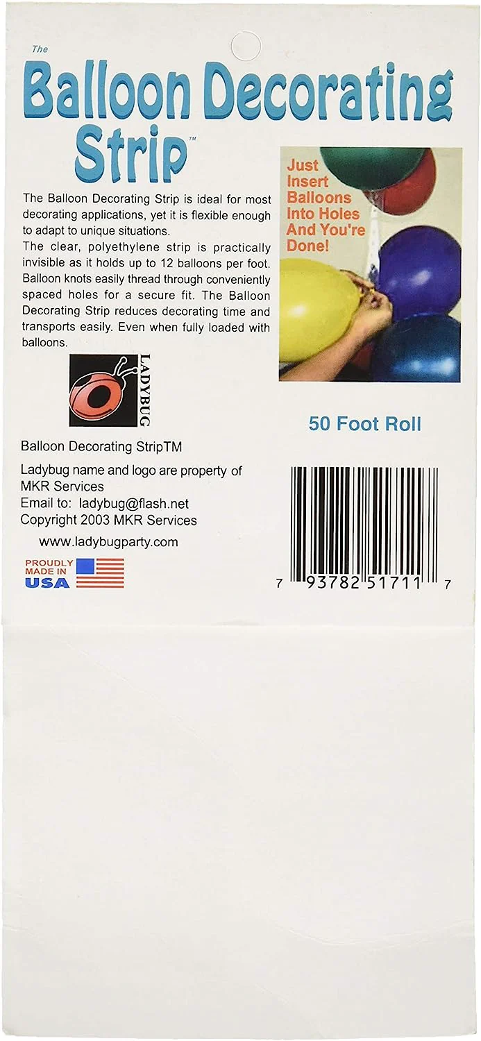 Balloon Decorating Strip Standard 50 Foot Roll - Image 3