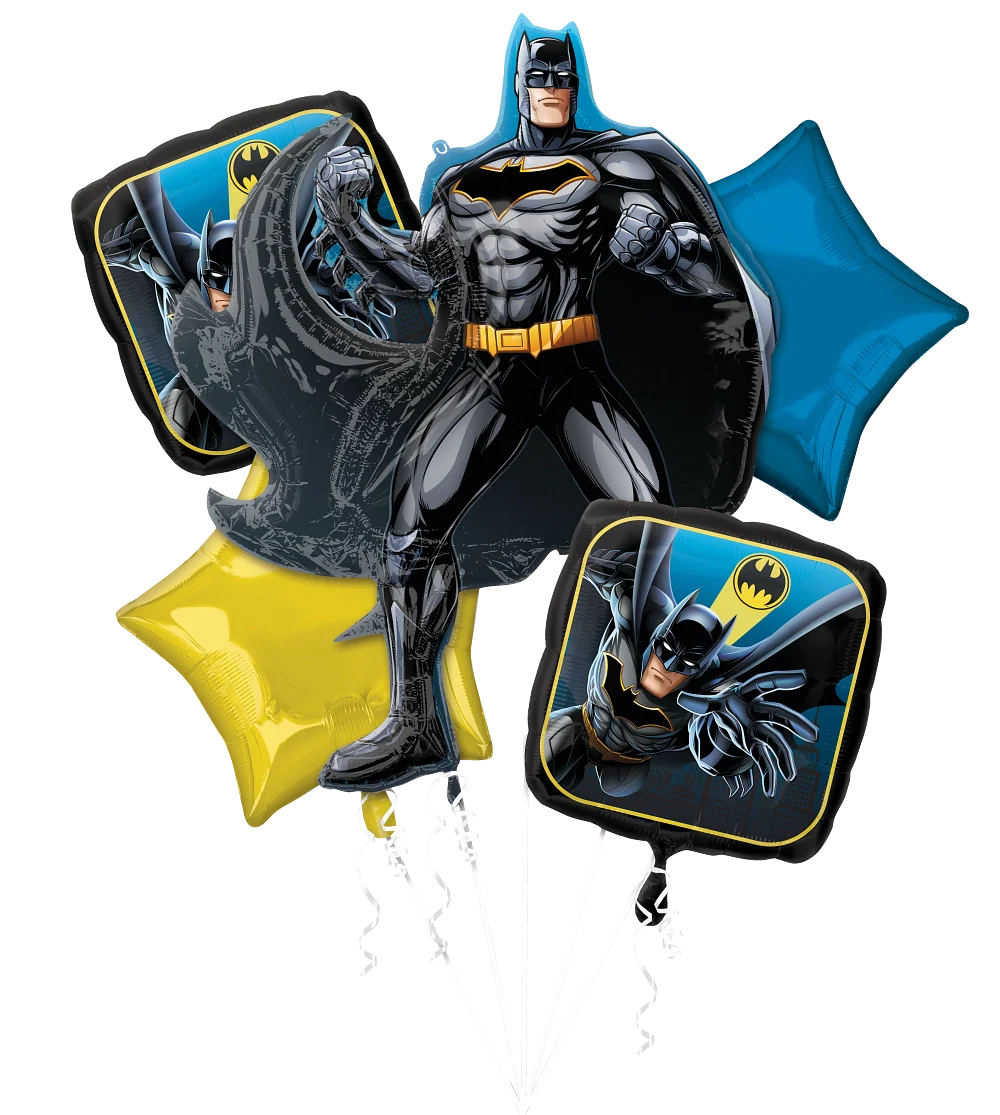 Bouquet Batman Foil Balloons