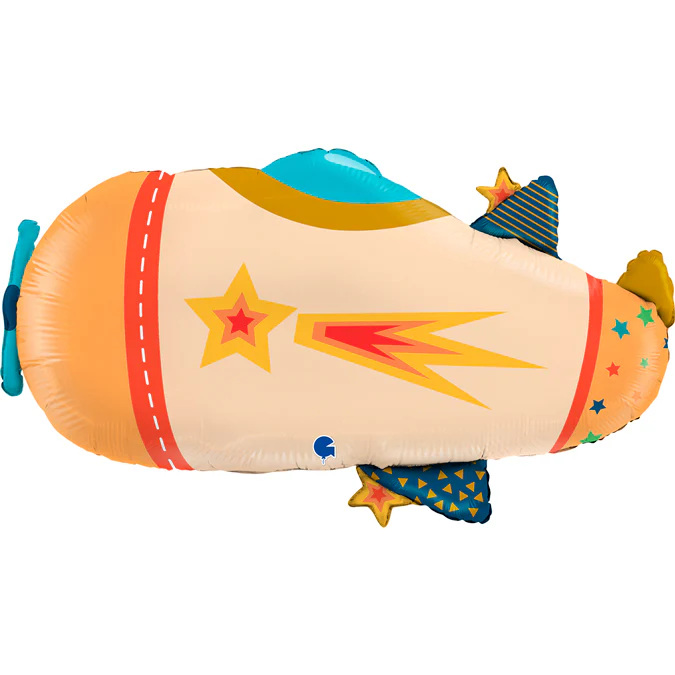 34" Cool Airplane Foil Balloon