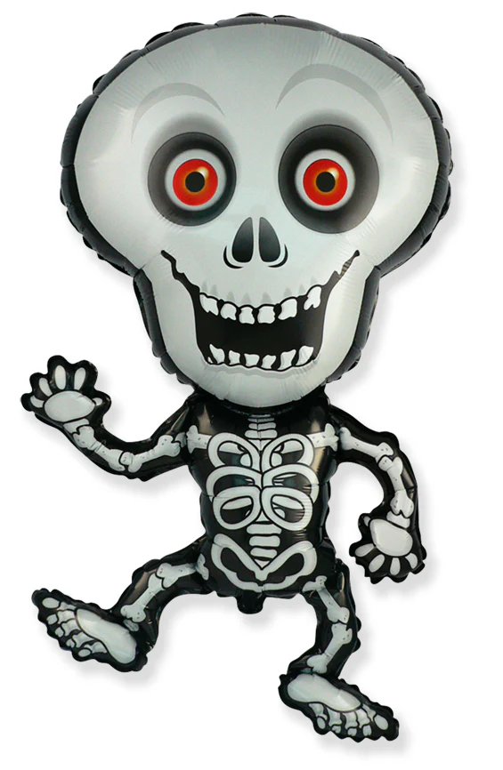 Jumbo Halloween Skeleton Foil Balloon