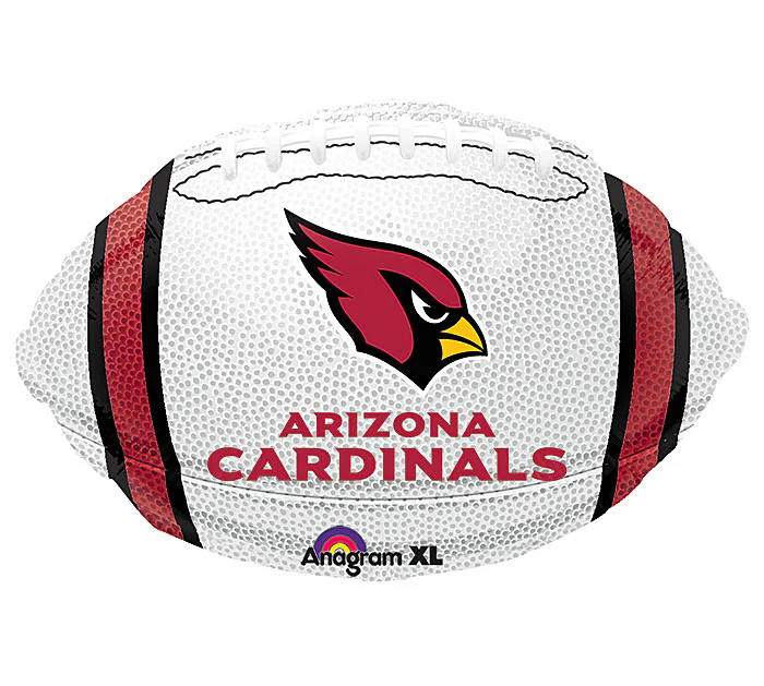 Junior Shape Arizona Cardinals NFL Football Team Colors Balloon