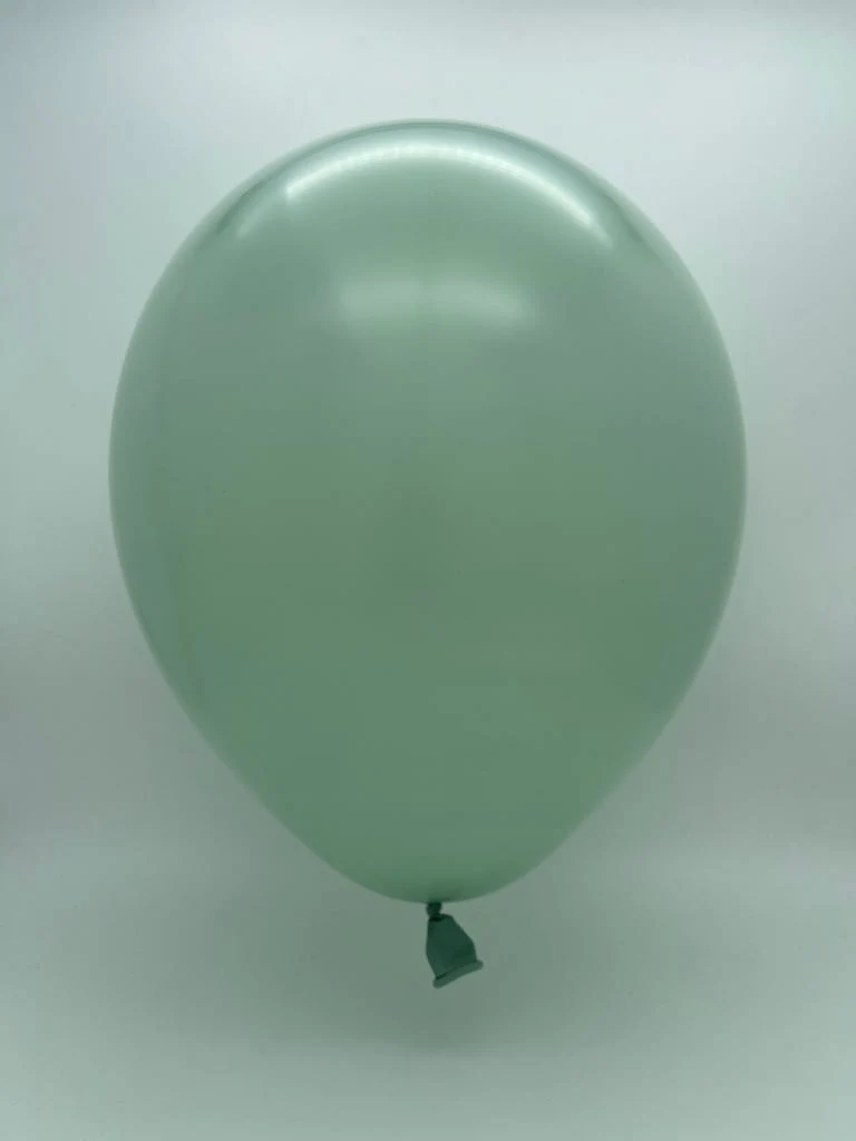 6" Deco Winter Green Decomex Linking Latex Balloons (100 Per Bag) - Image 2