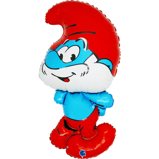 42" Smurfs Grande Puffo (Papa Smurf) Foil Balloon