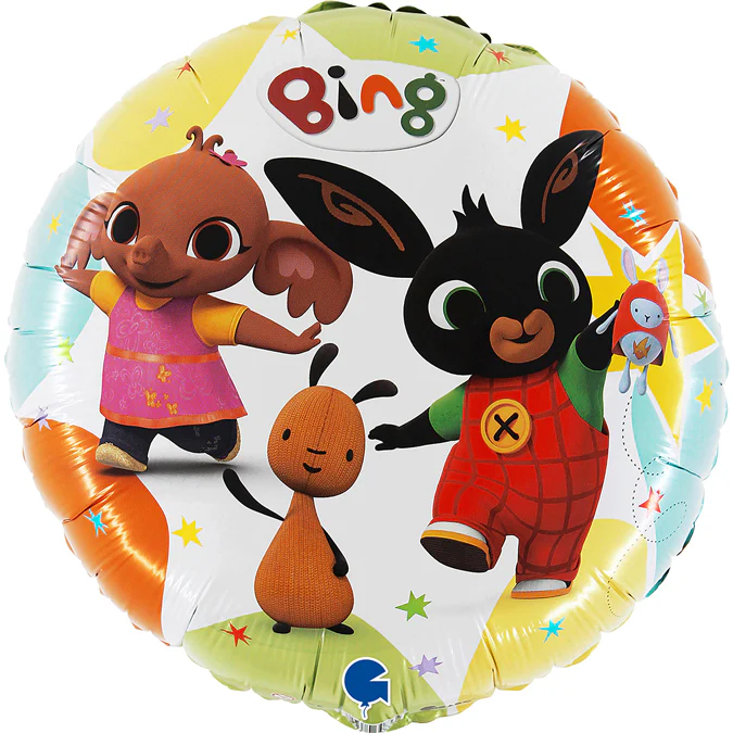18" Bing and Friends Foil Balloon