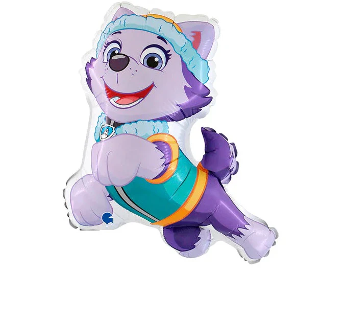 15" Airfill Only Paw Patrol Everest mini Foil Balloon (Sticks Sold Separately)