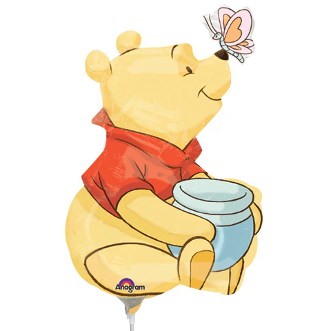 Mini Airfill Only Winnie the Pooh Full Body Balloon (Sticks Sold Separately)