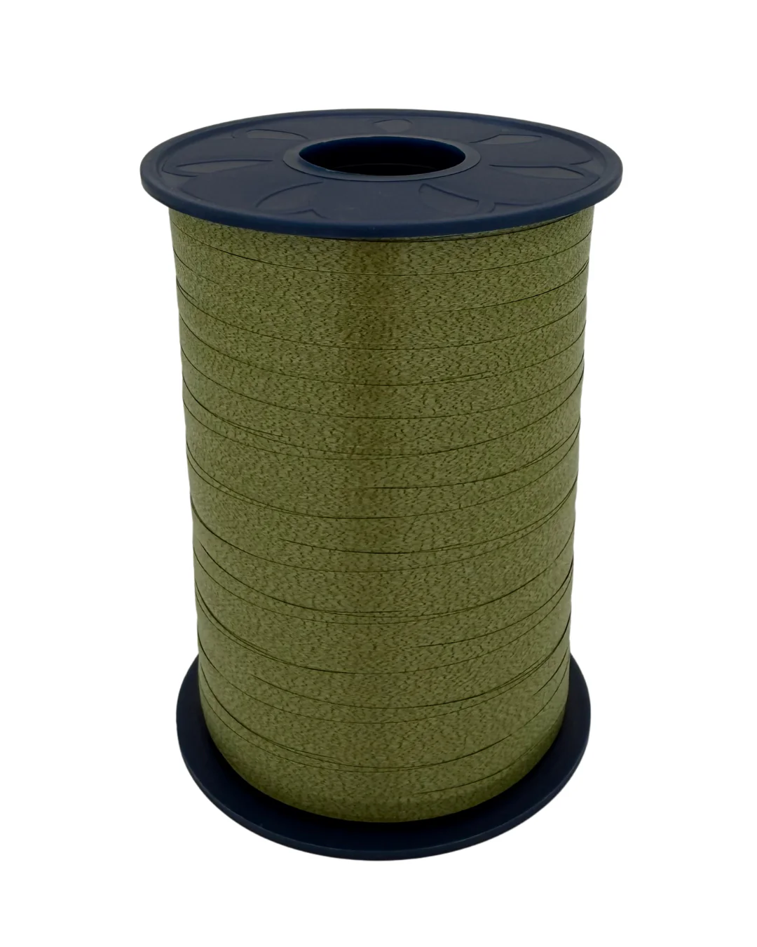 Morex Brand 3/16" x 500 YD - Poly Balloon Crimped/Ribbed Curling Ribbon Color: Olive/Spring Moss