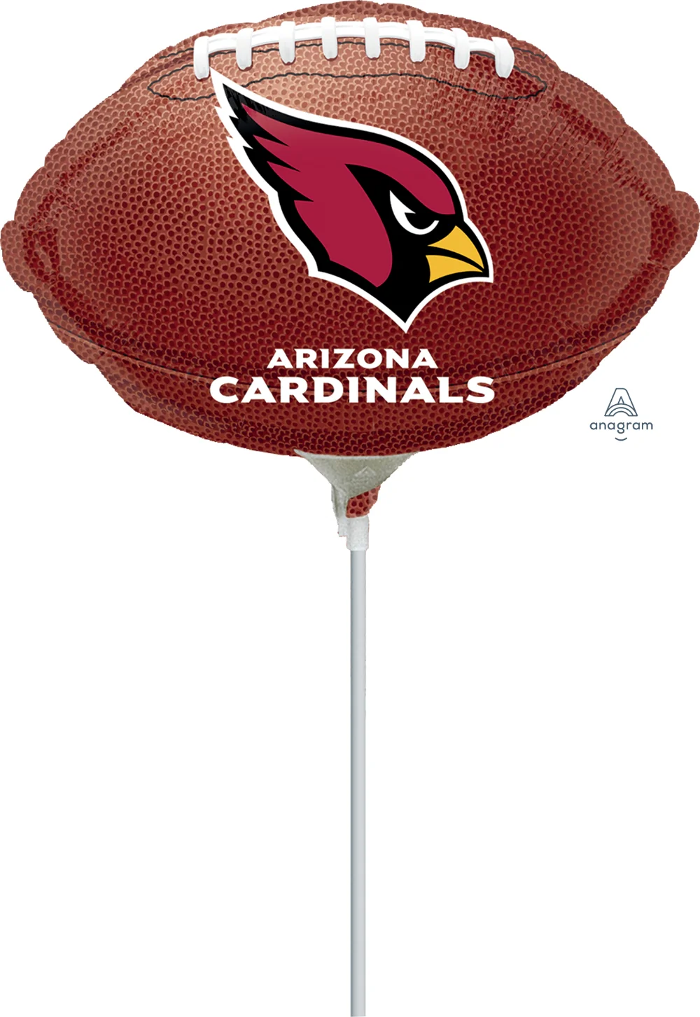 NFL Airfill Only Mini Shape Arizona Cardinals Football Balloon (Sticks Sold Separately)