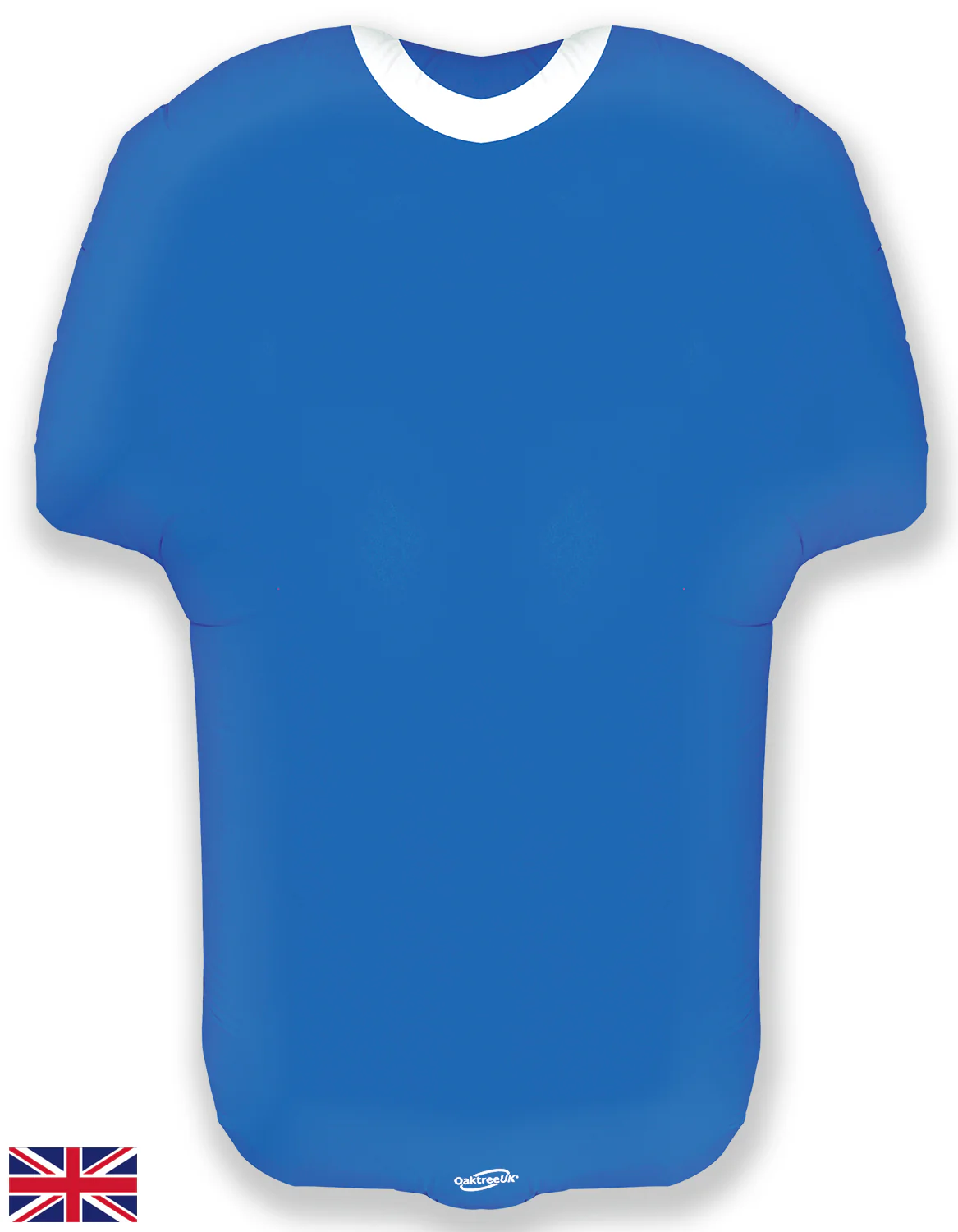 24" Shape Sports Shirt Blue Metallic Foil Balloon