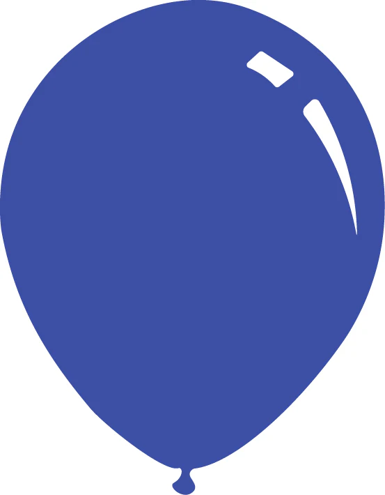 5" Deco Periwinkle Decomex Latex Balloons (100 Per Bag)