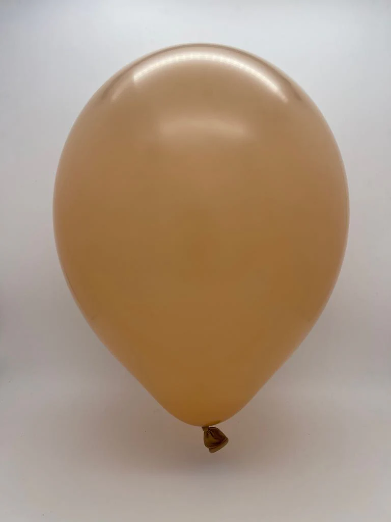 9" Deco Desert Sand Decomex Latex Balloons (100 Per Bag) - Image 2