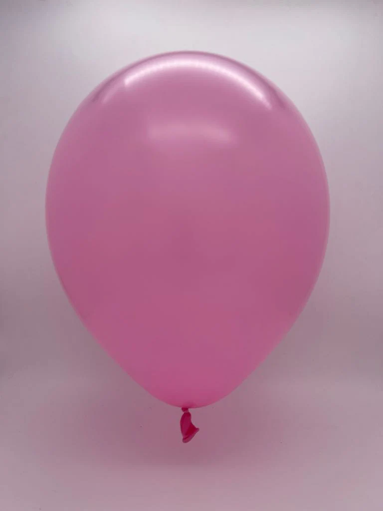 9" Deco Candy Pink Decomex Latex Balloons (100 Per Bag) - Image 2