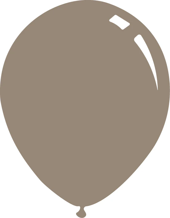 18" Deco Coral Grey (Oyster Grey) Decomex Latex Balloons (25 Per Bag)
