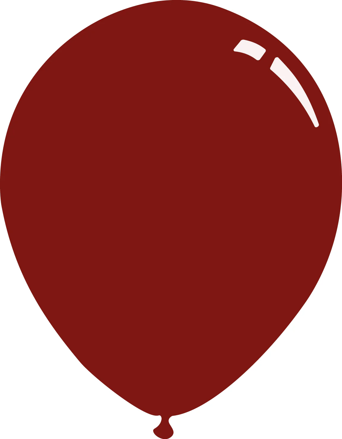 18" Standard Dynasty Red Decomex Latex Balloons (25 Per Bag)