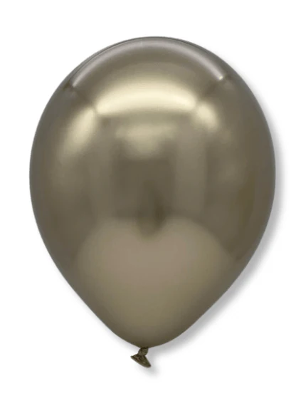 16"-18" Inflated Decomex Luster Latex Balloons (25 Per Bag) Gold