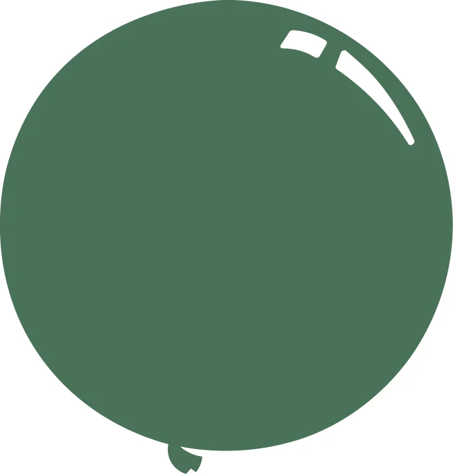 36" Deco Sage Decomex Latex Balloons (5 Per Bag)