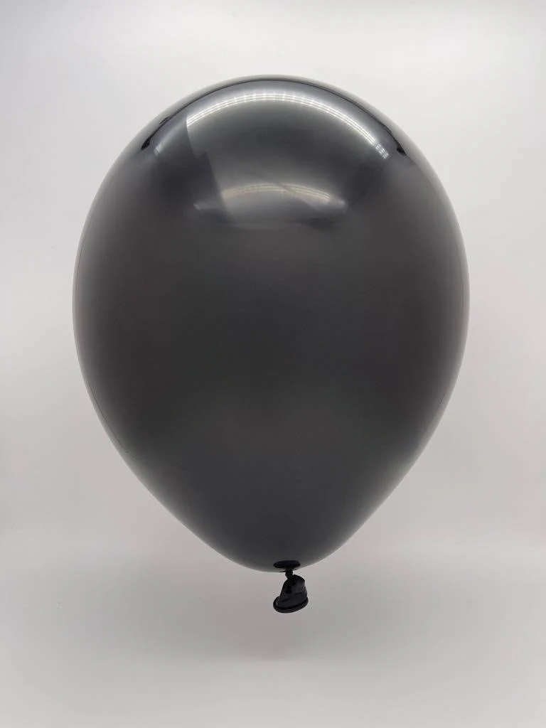 T160D Standard Black Decomex Twisting Modelling Latex Balloons (100 Per Bag) - Image 2