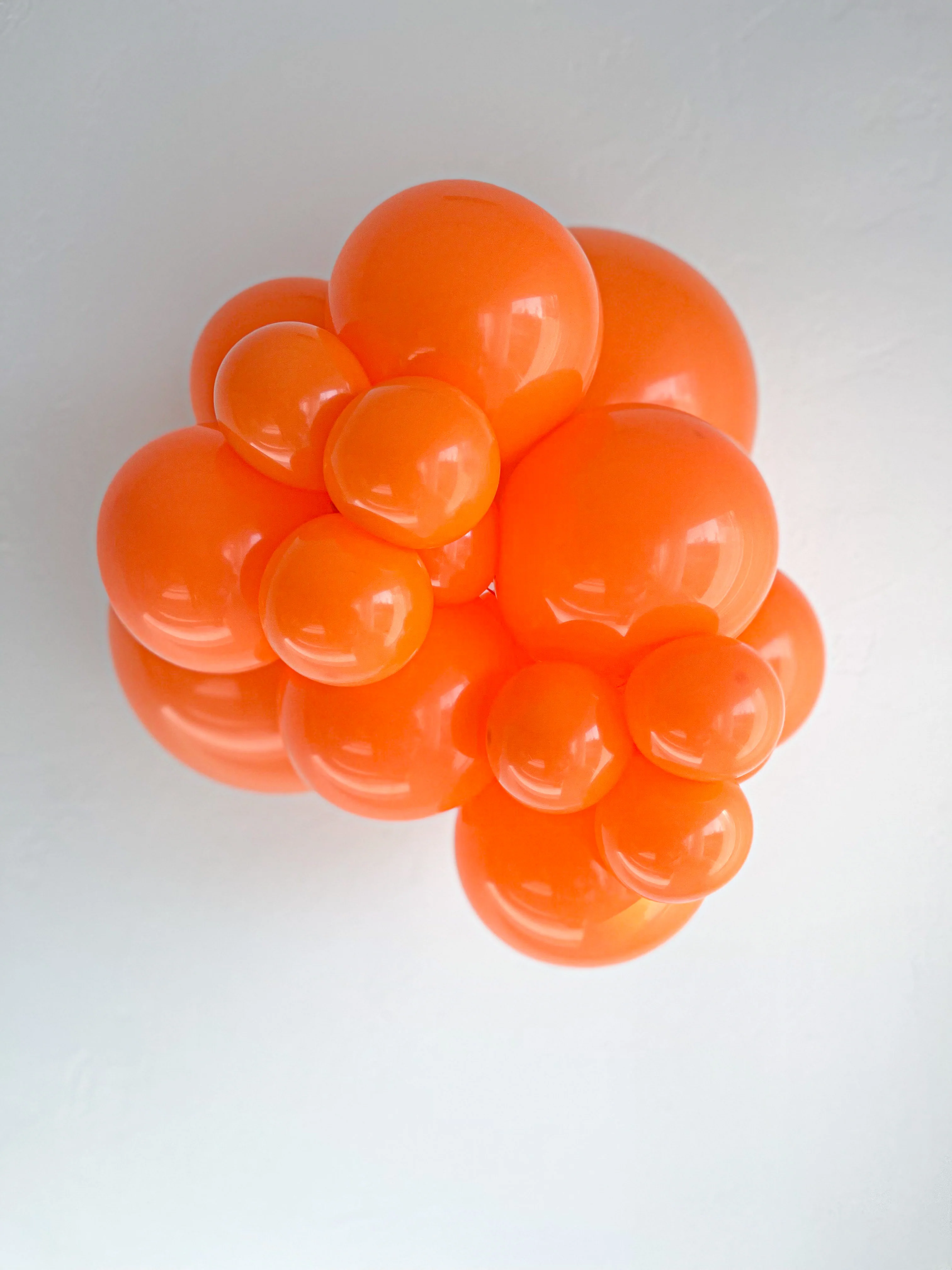 24" Standard Orange Latex Balloons (3 Per Bag) Brand Tuftex - Image 3