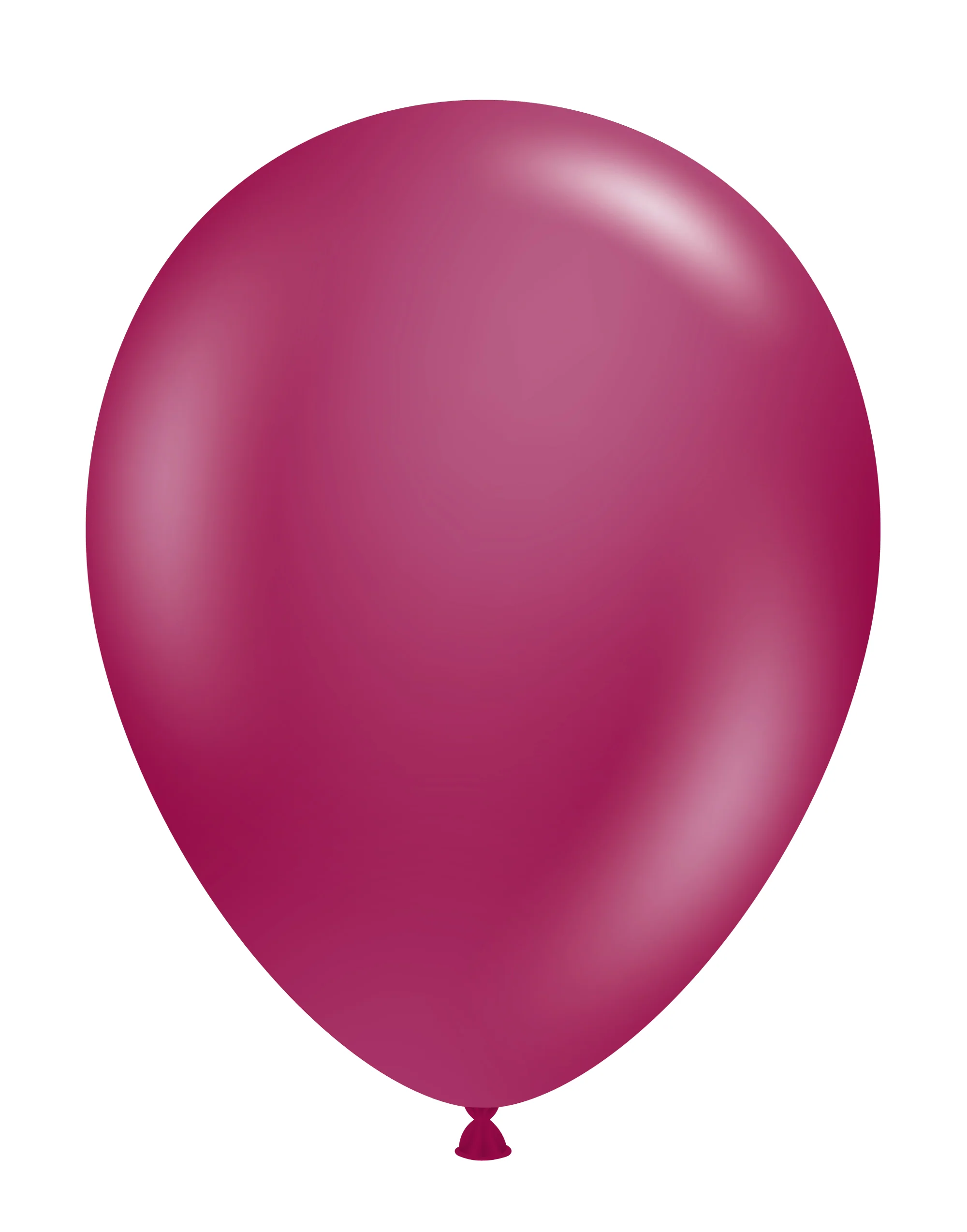 24" Crystal/Jewel Burgundy Latex Balloons (3 Per Bag) Brand Tuftex