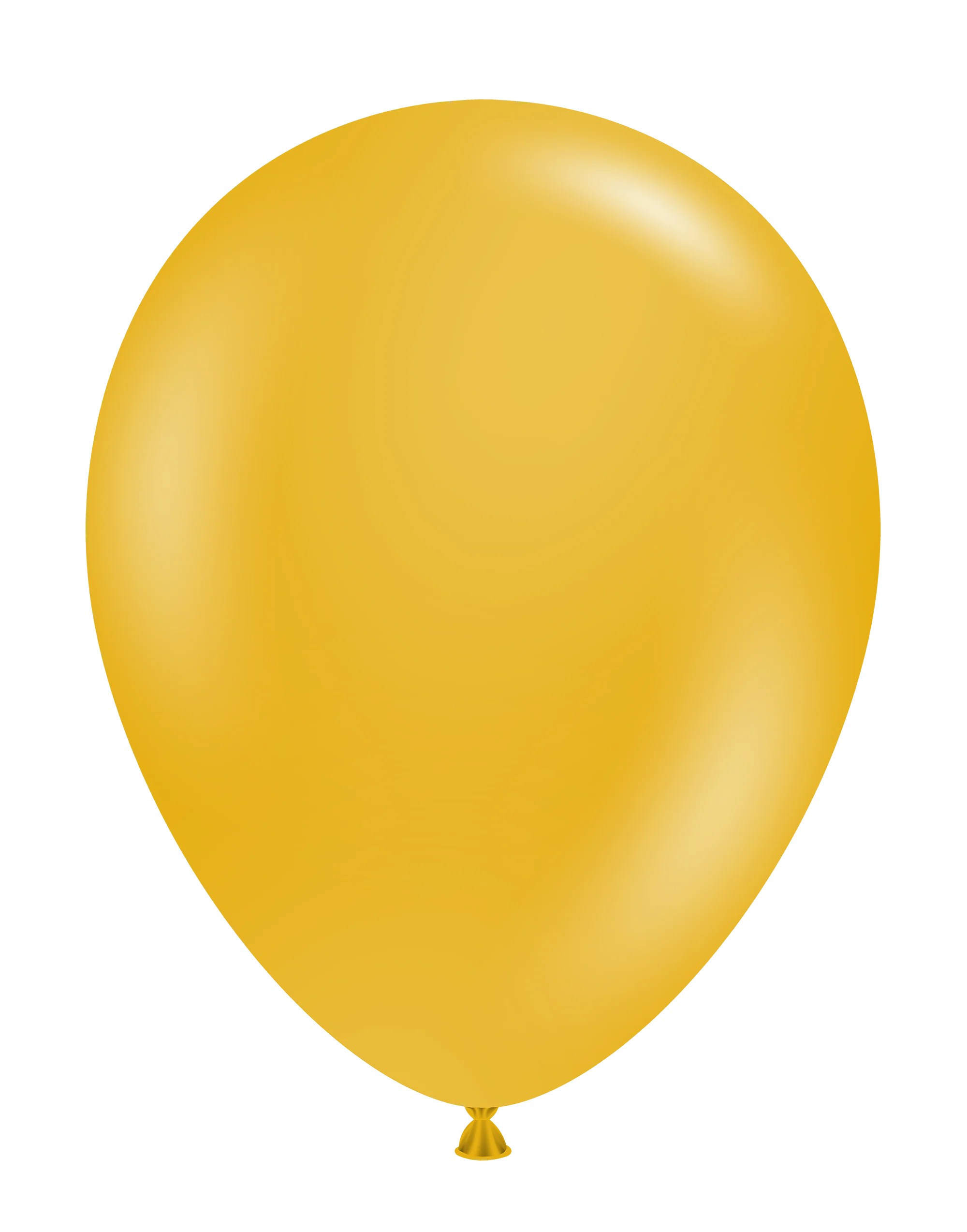 24" Mustard Tuftex Latex Balloons Designer Balloons (3 Per Bag)