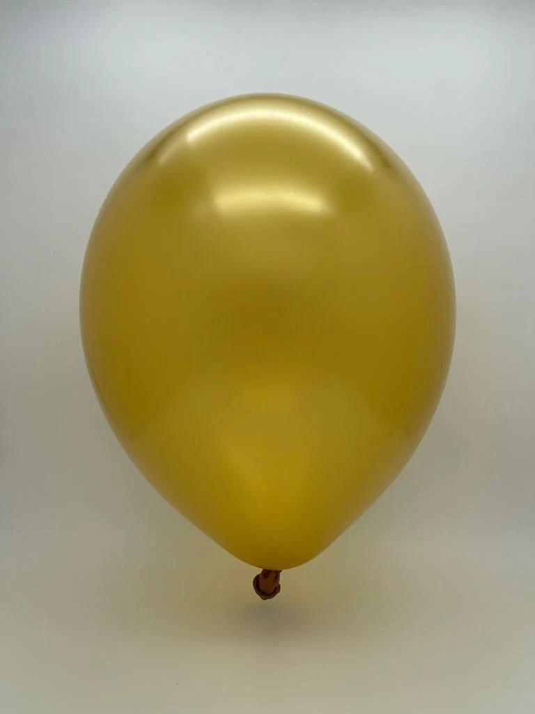 24" Pearl Metallic Gold Latex Balloons (3 Per Bag) Brand Tuftex - Image 2