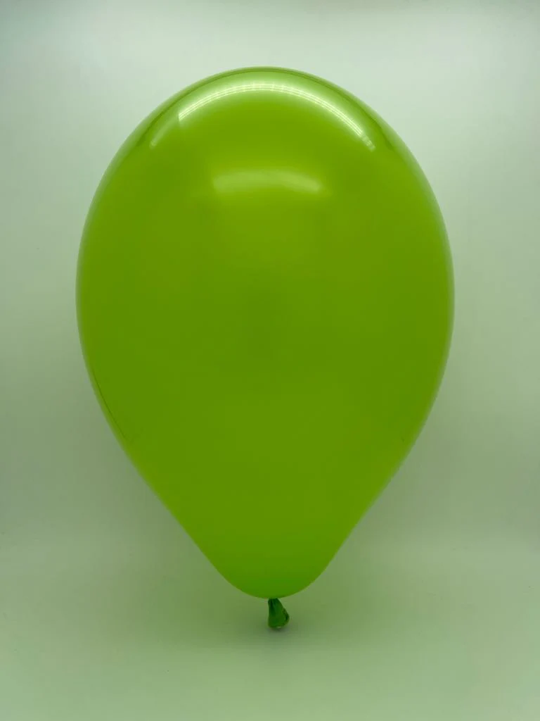 24" Lime Green Designer Balloons (3 Per Bag) Brand Tuftex Latex Balloons - Image 2