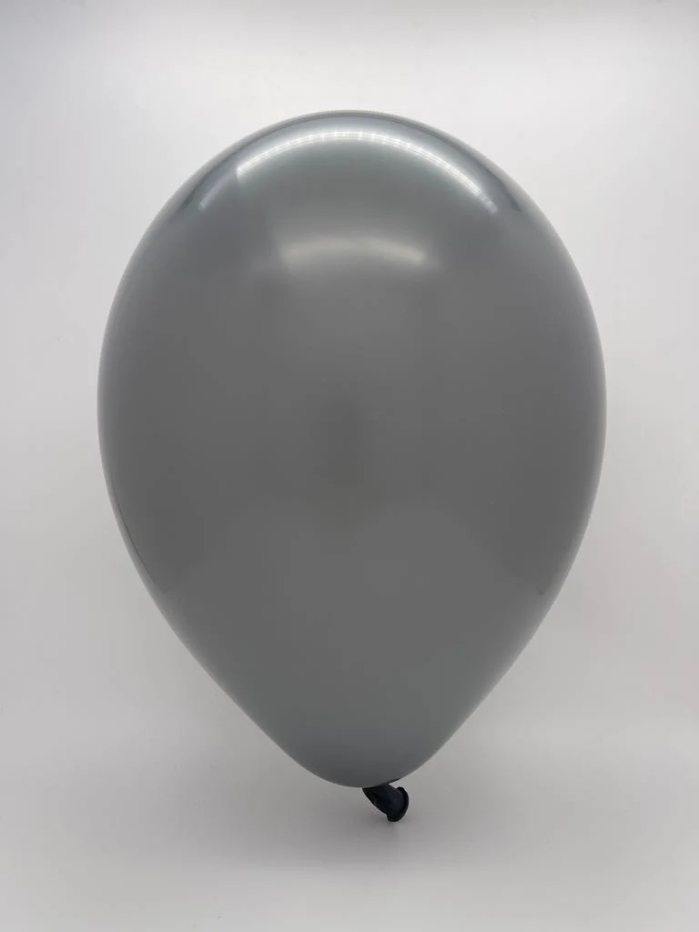 24" Gray Smoke Tuftex Latex Balloons Designer Balloons (3 Per Bag) - Image 2
