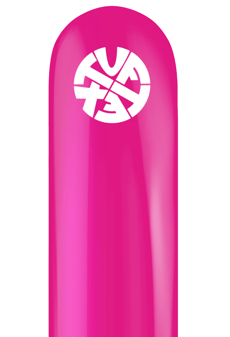 TT-260's Hot Pink Tuftex Brand Latex Balloons Twisting Animal Designer Balloons