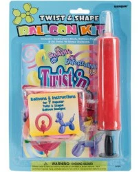 Twisting Balloons With Pump+Book Kit